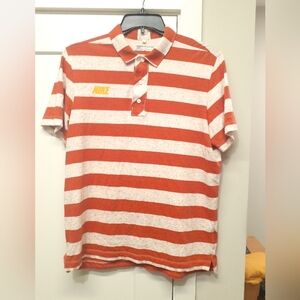 COPY - Nike Golf Polo Shirt Mens Red Gray Sz  Large Dri-Fit Short Sleeve